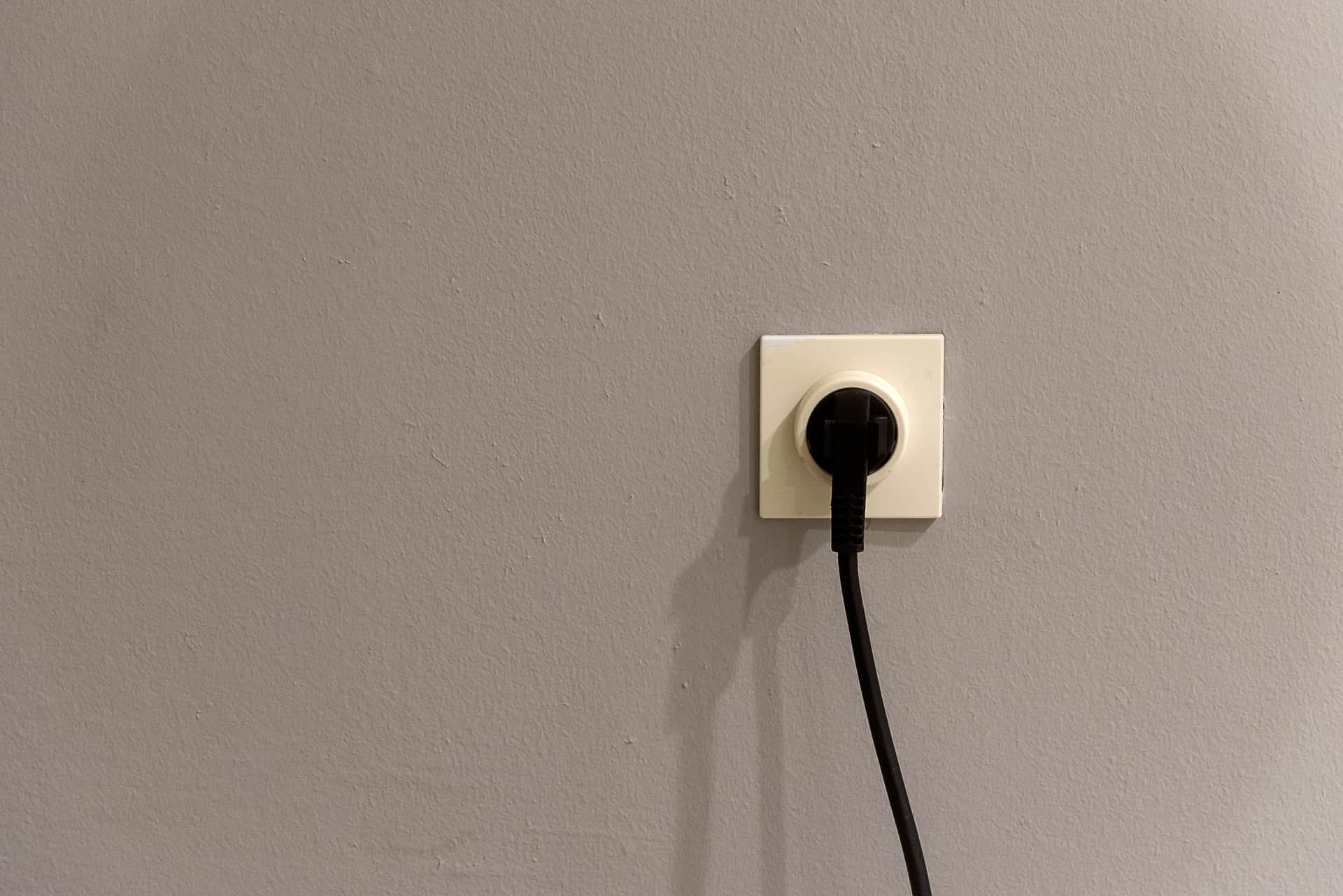 A campground electrical pedestal with power outlets